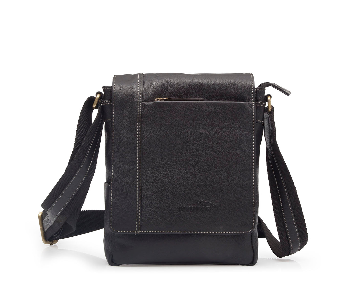 Bandolera de piel Diamon Black