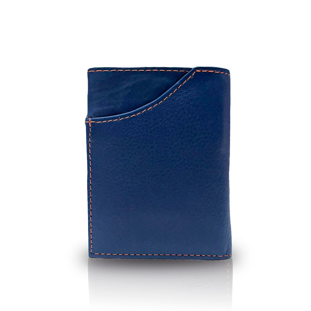 Cartera de piel Nova blue