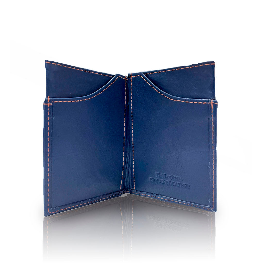 Cartera de piel Nova blue