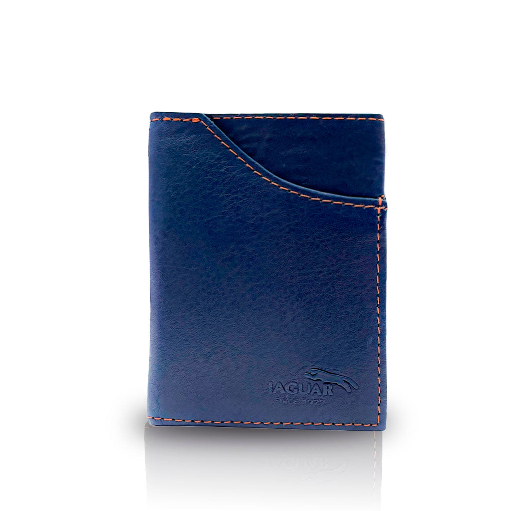Cartera de piel Nova blue