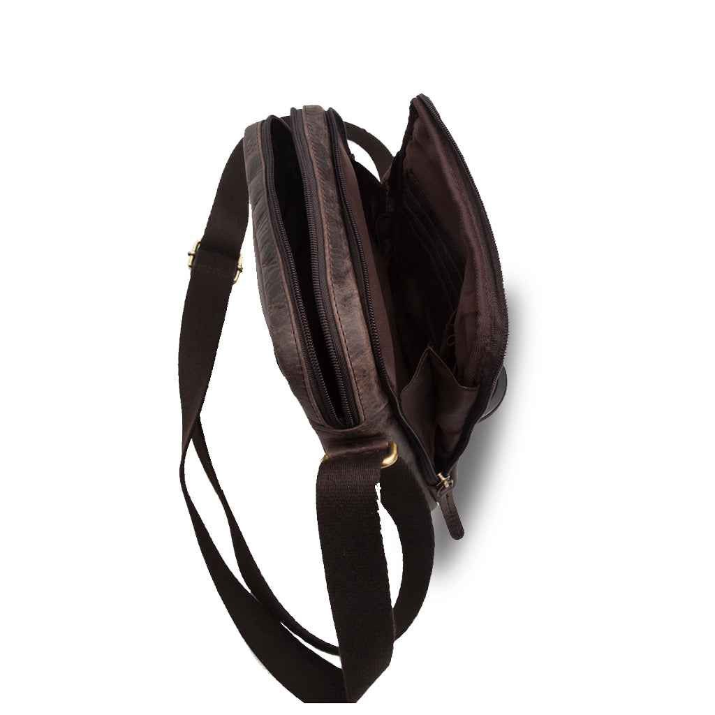 Bandolera de piel Destiny